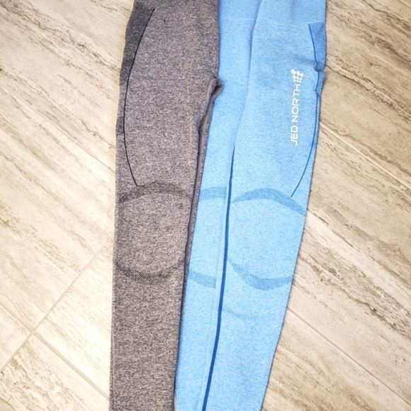 Jed North Workout Leggings Bundle (2) Blue & Grey Size Small - Picture 14 of 16
